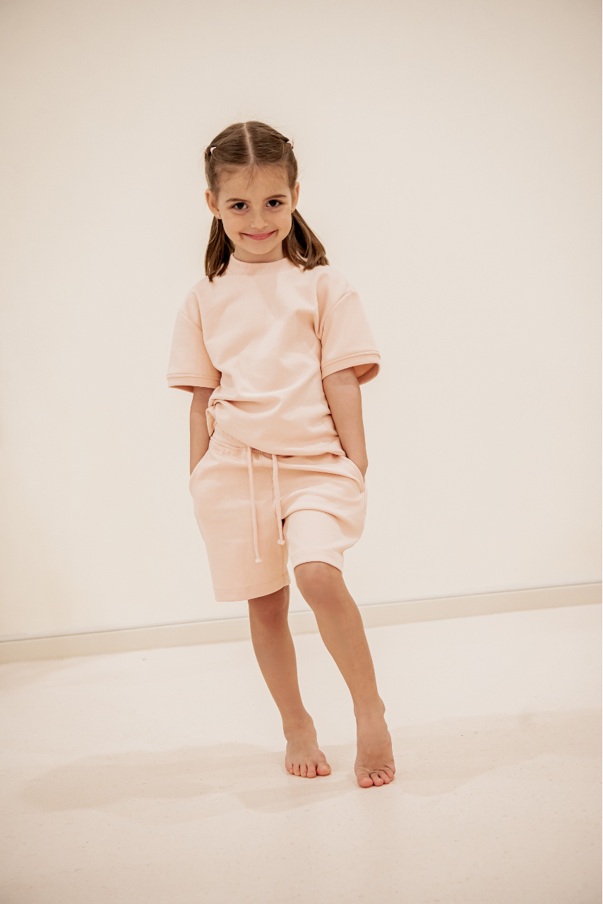 Little Yogi kids activewear set — soft cotton blend, designed for movement and play